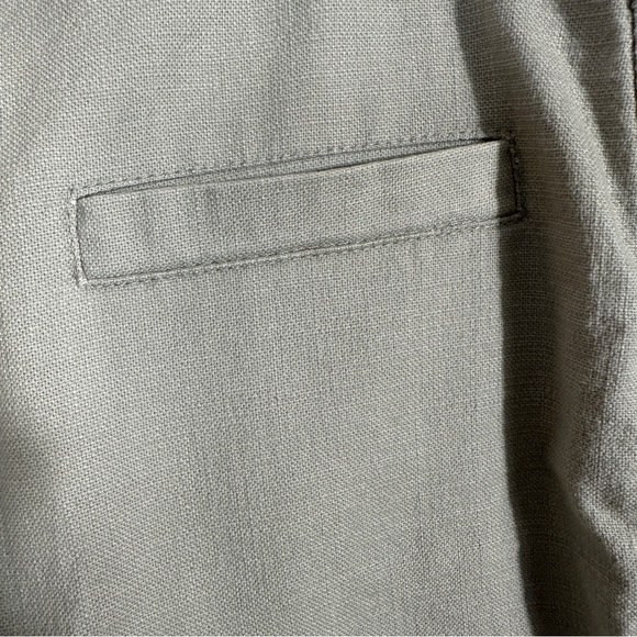 Estherbella XL gray pants, cotton/poly, crop, lightweight, spring, summer - Picture 2 of 9